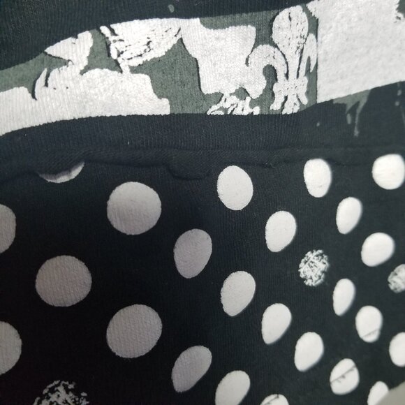 Akademiks Men's Black Graphic Goth Punk Streetwear Polo Shirt Sz XL - Picture 10 of 11